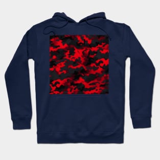 RED AND BLACK CAMOUFLAGE DESIGN, IPHONE CASE AND MORE Hoodie